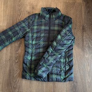 Tartan Plaid Uniqlo Ultralight Down Parka